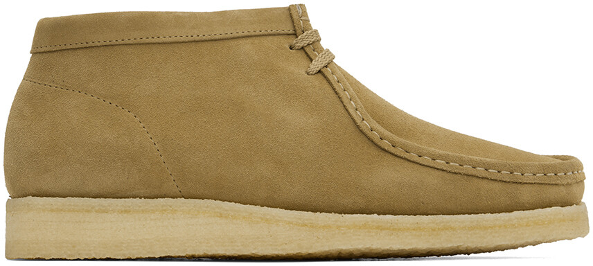 

Бежевые замшевые ботинки Padmore & Barnes