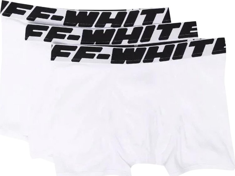Боксеры Off-White Industrial Boxers (3 Pack) 'White/Black', белый