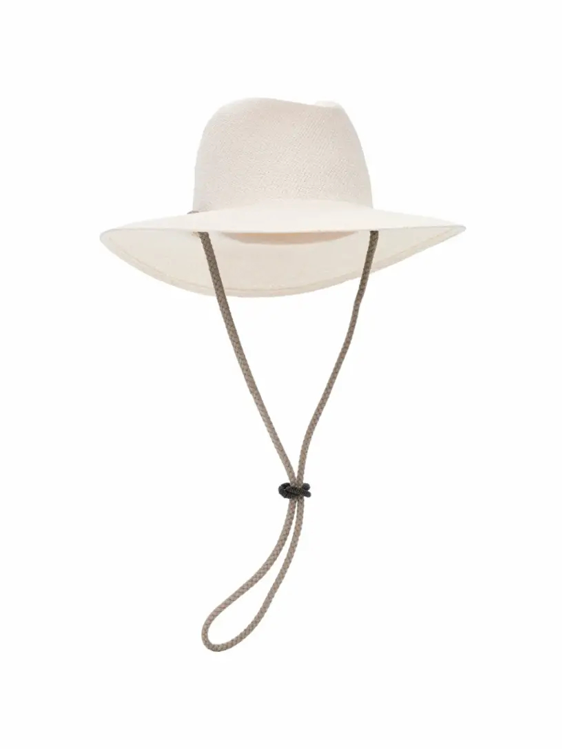Соломенная шляпа-федора Brunello Cucinelli