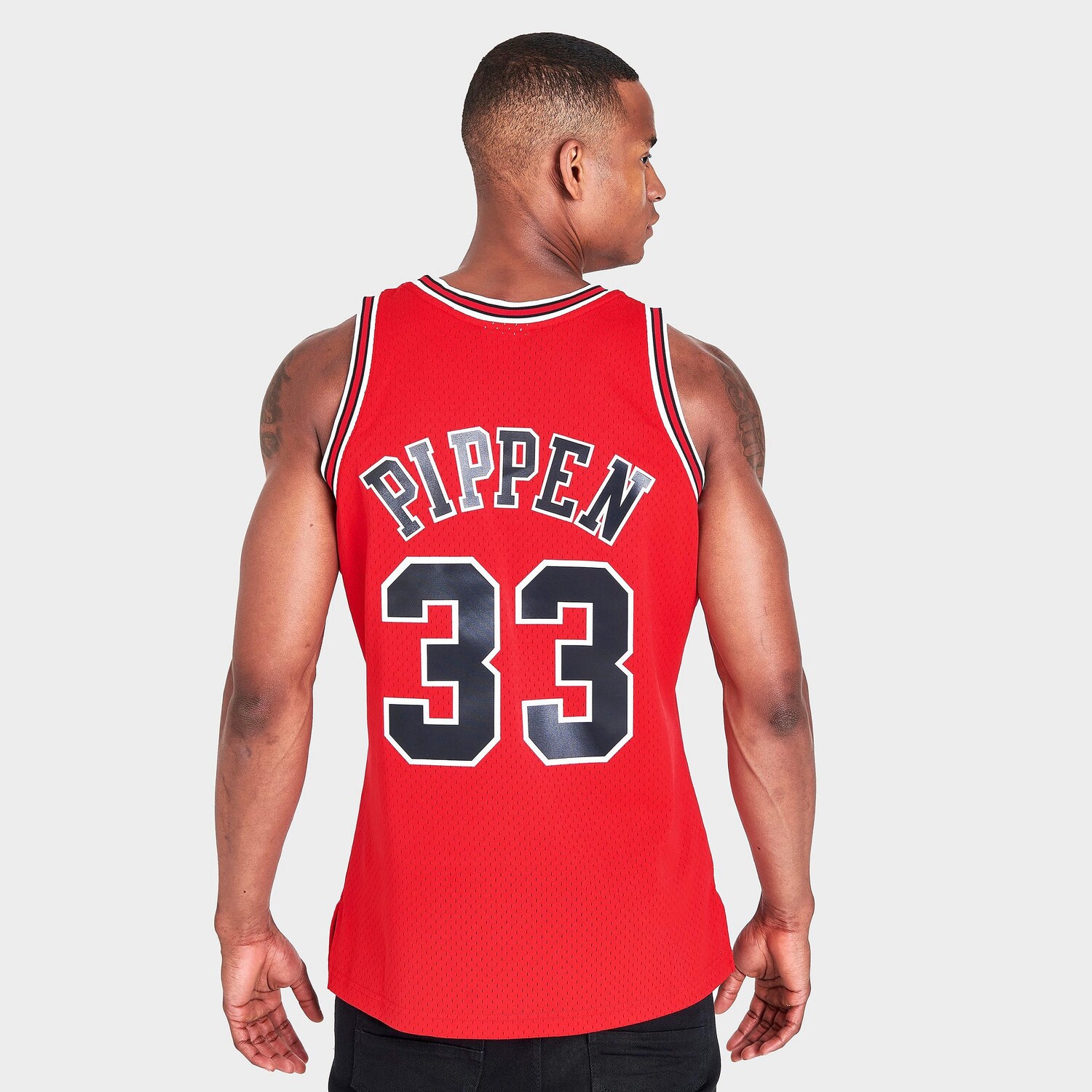 

Мужская футболка Mitchell & Ness Chicago Bulls NBA Scottie Pippen Swingman Джерси, красный