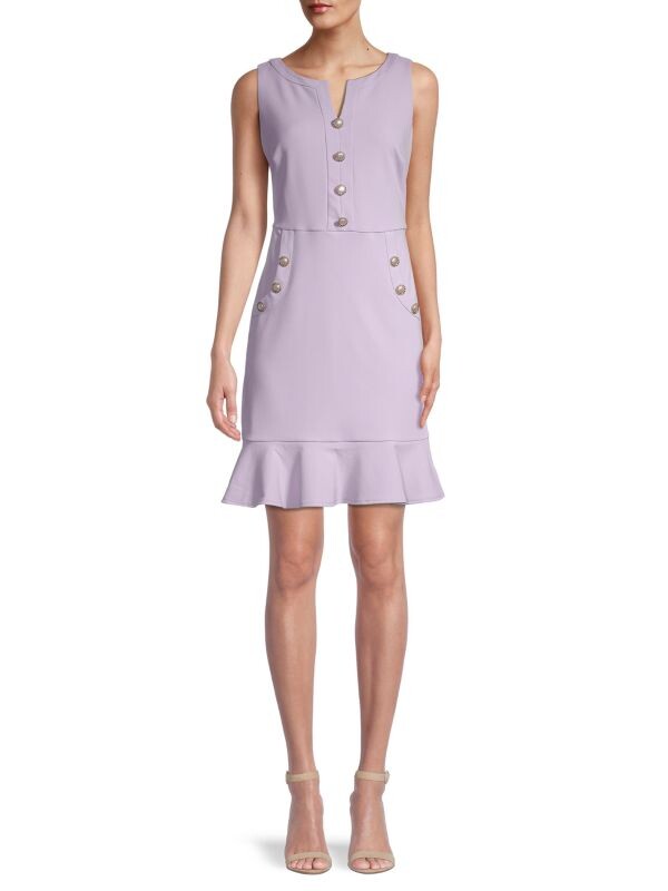 

Платье облегающего кроя из крепа с аквалангом Karl Lagerfeld Paris Pastel lilac