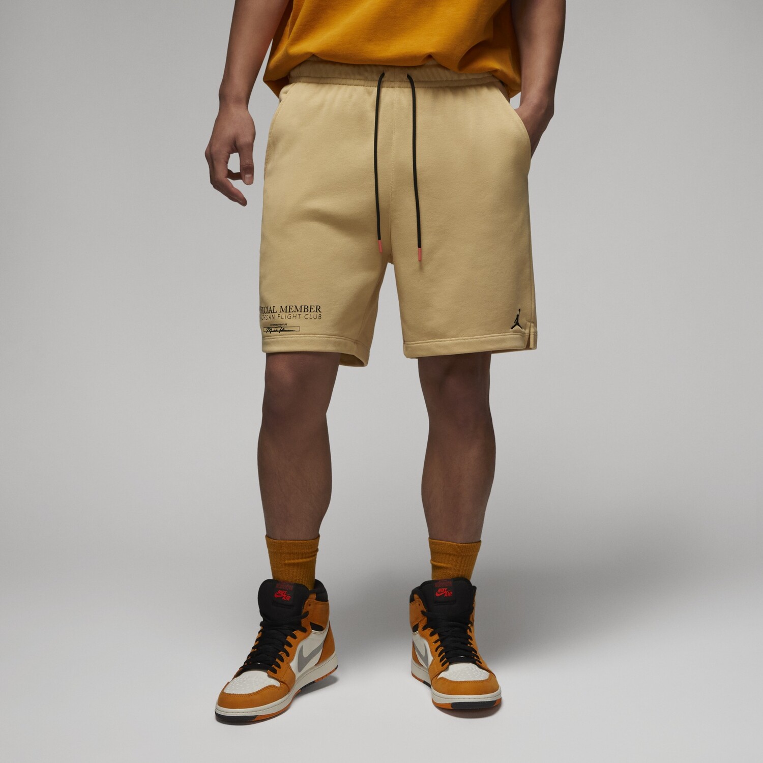 

Шорты Nike Jordan Flight MVP Men's Knitted, бежевый/черный