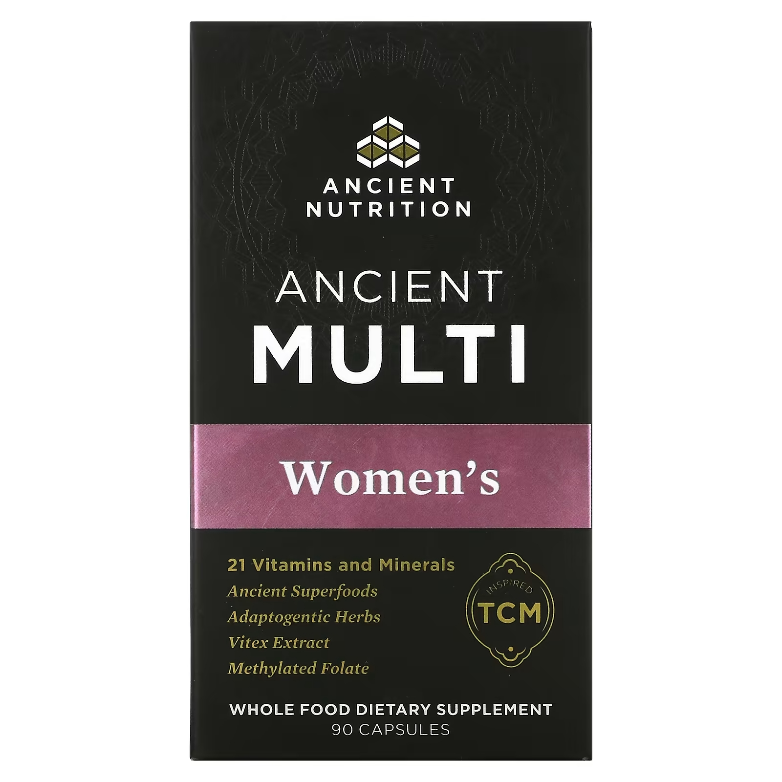 Мультивитамины для Женщин Dr. Axe / Ancient Nutrition Ancient, 90 капсул dr axe ancient nutrition ancient multi для женщин 90 капсул