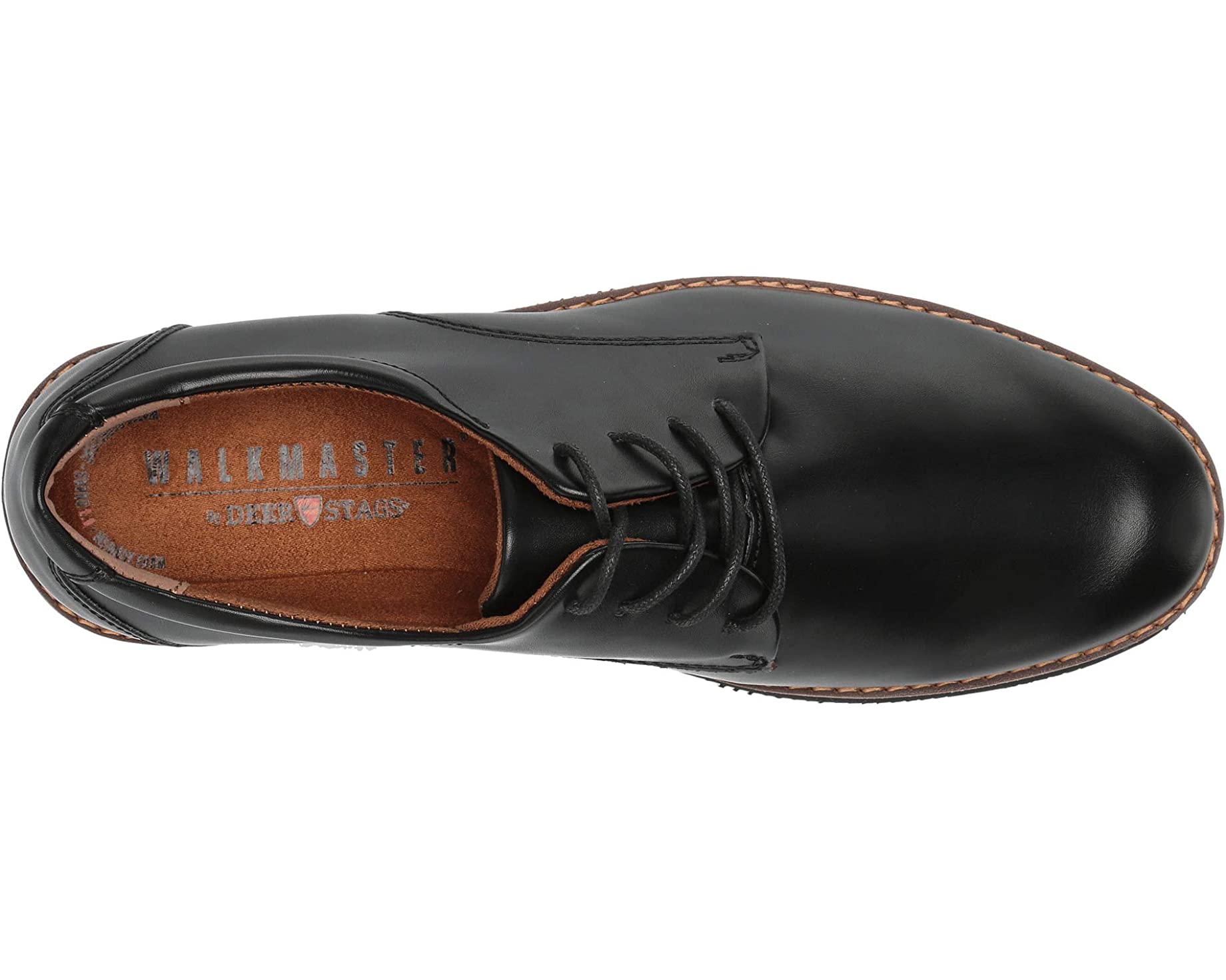 Оксфорды Walkmaster Plain Toe Oxford Deer Stags, черный - фото