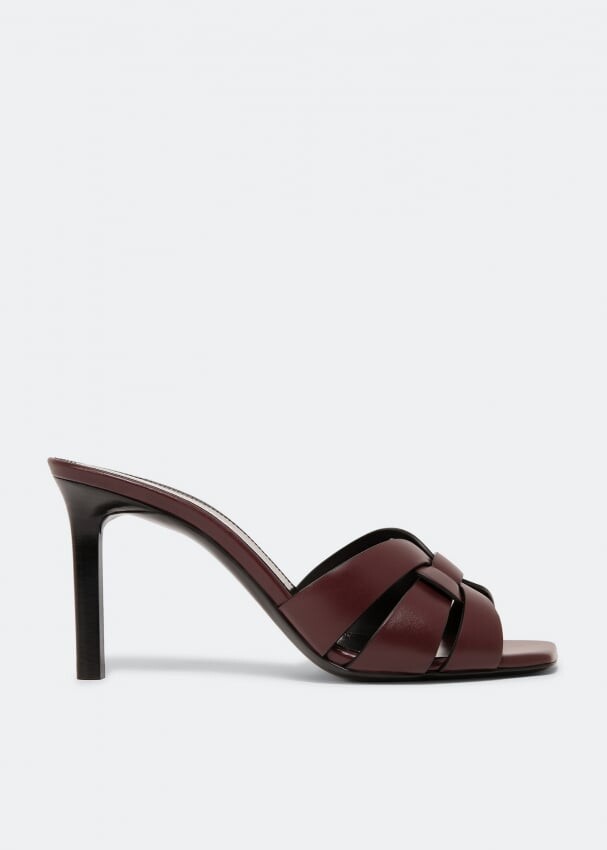 

Мюли SAINT LAURENT Exclusive Tribute mules, бордовый