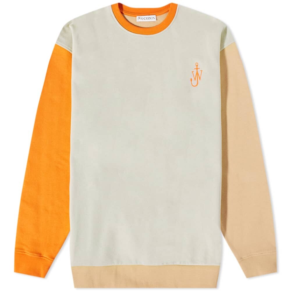 

Толстовка JW Anderson Colour Block Sweat, Серый