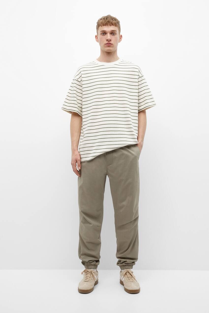 

Базовые джоггеры Pull&Bear, бледный хаки