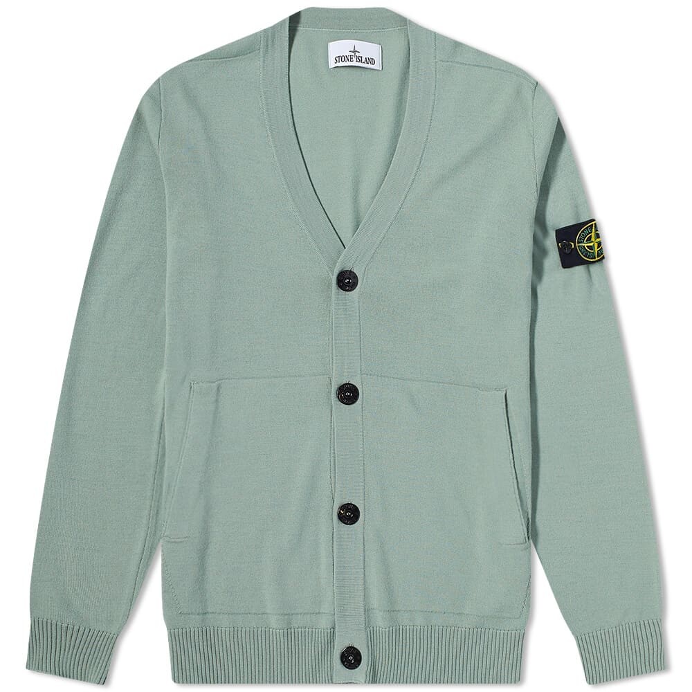 

Джемпер Stone Island Pure Light Wool V-Cardigan, Серый