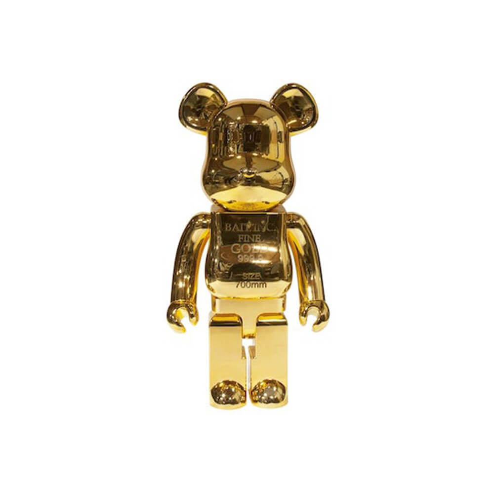 Фигурка Bearbrick BAIT x Medicom Gold Bar 1000%, золотой bearbrick my first baby bearbrick macau 1000% р