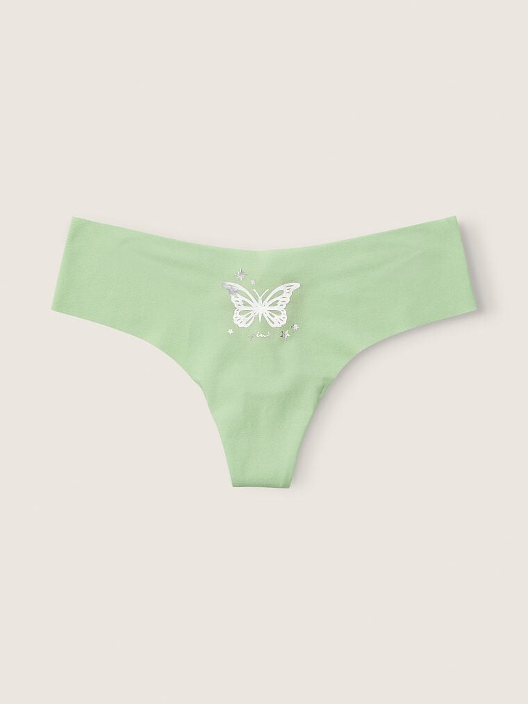 

Трусы Pink No-Show Thong, светло-зелёный