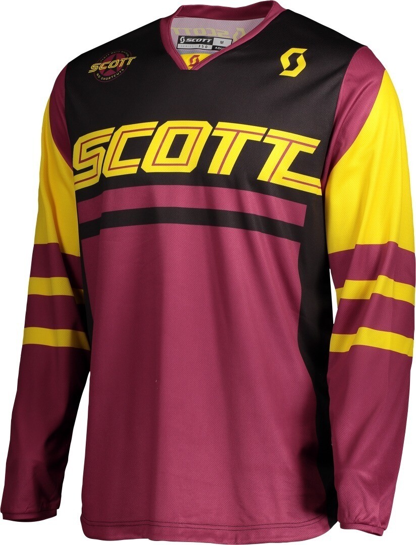 

Кофта Scott 350 Race Regular с треугольным вырезом, красный/желтый