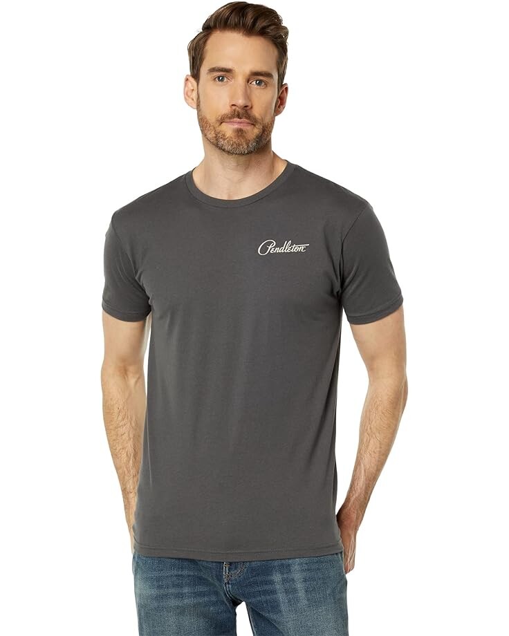 

Футболка Pendleton Yellowstone Graphic Tee, цвет Heavy Metal/Green