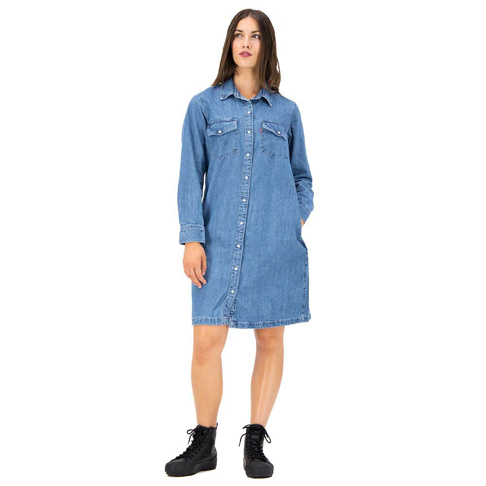 Платье Levi´s Selma Short, синий кроссовки levi´s decon lace синий