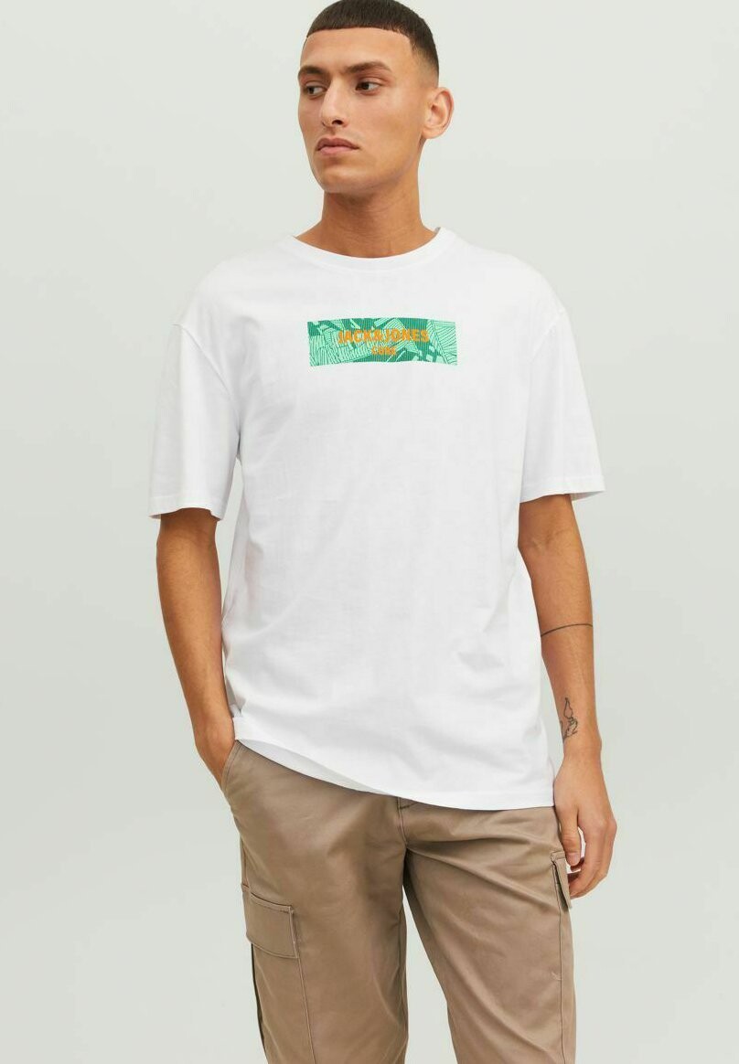 

Футболка с принтом Jack & Jones, белый