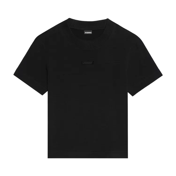 

Футболка Jacquemus Le Gros Grain 'Black', черный