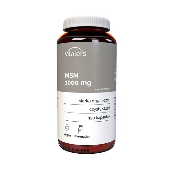 

Vitaler's, МСМ (Органическая сера) 1000 мг, 120 капс.