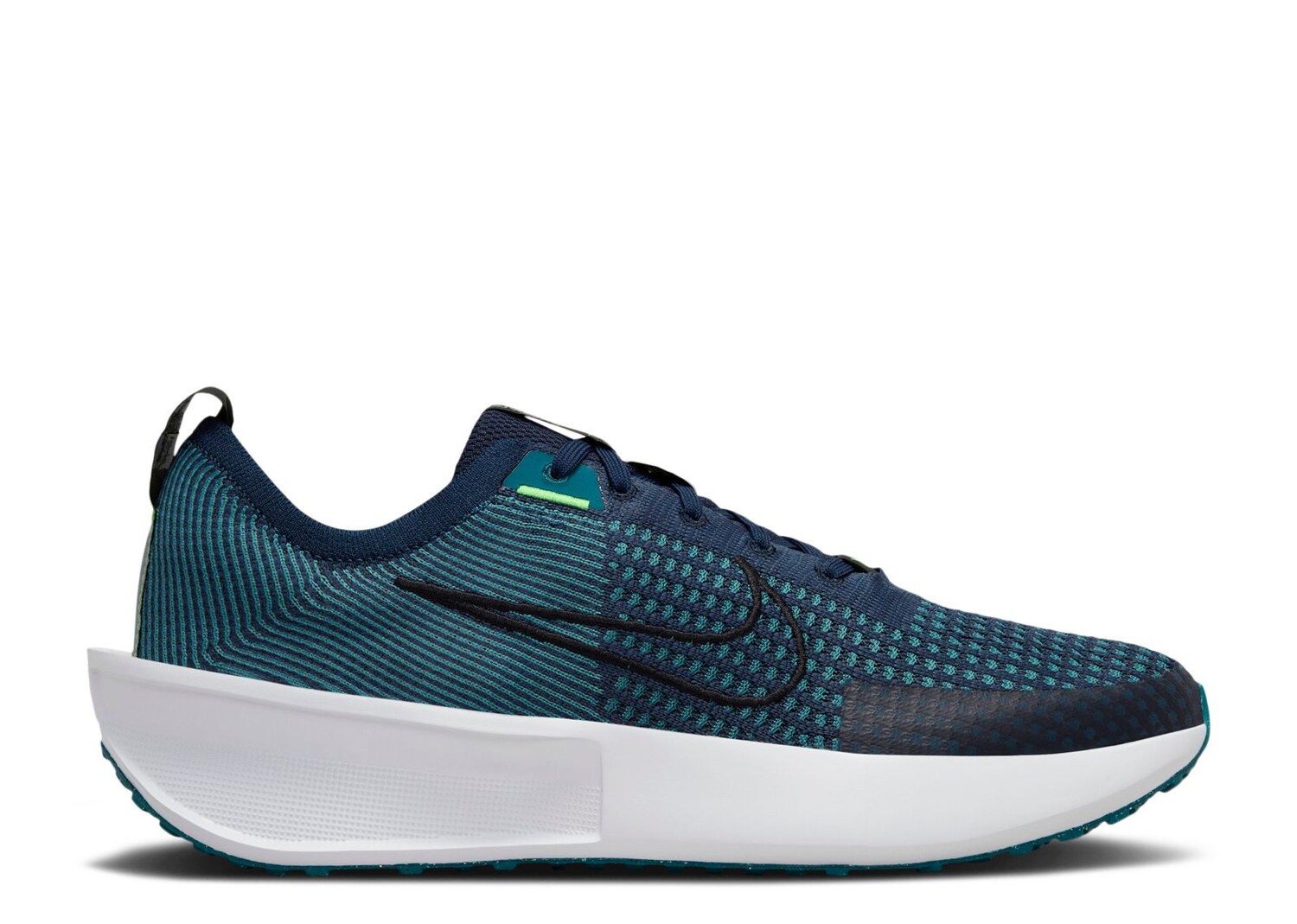 

Кроссовки Nike Interact Run 'College Navy Teal', синий