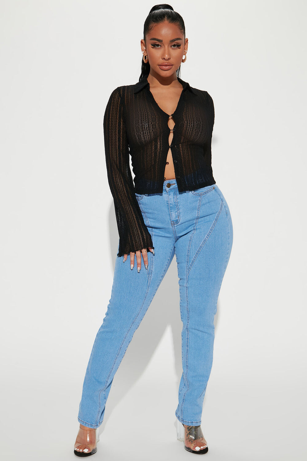 

Джинсы Fashion Nova TTC62PANTS, синий