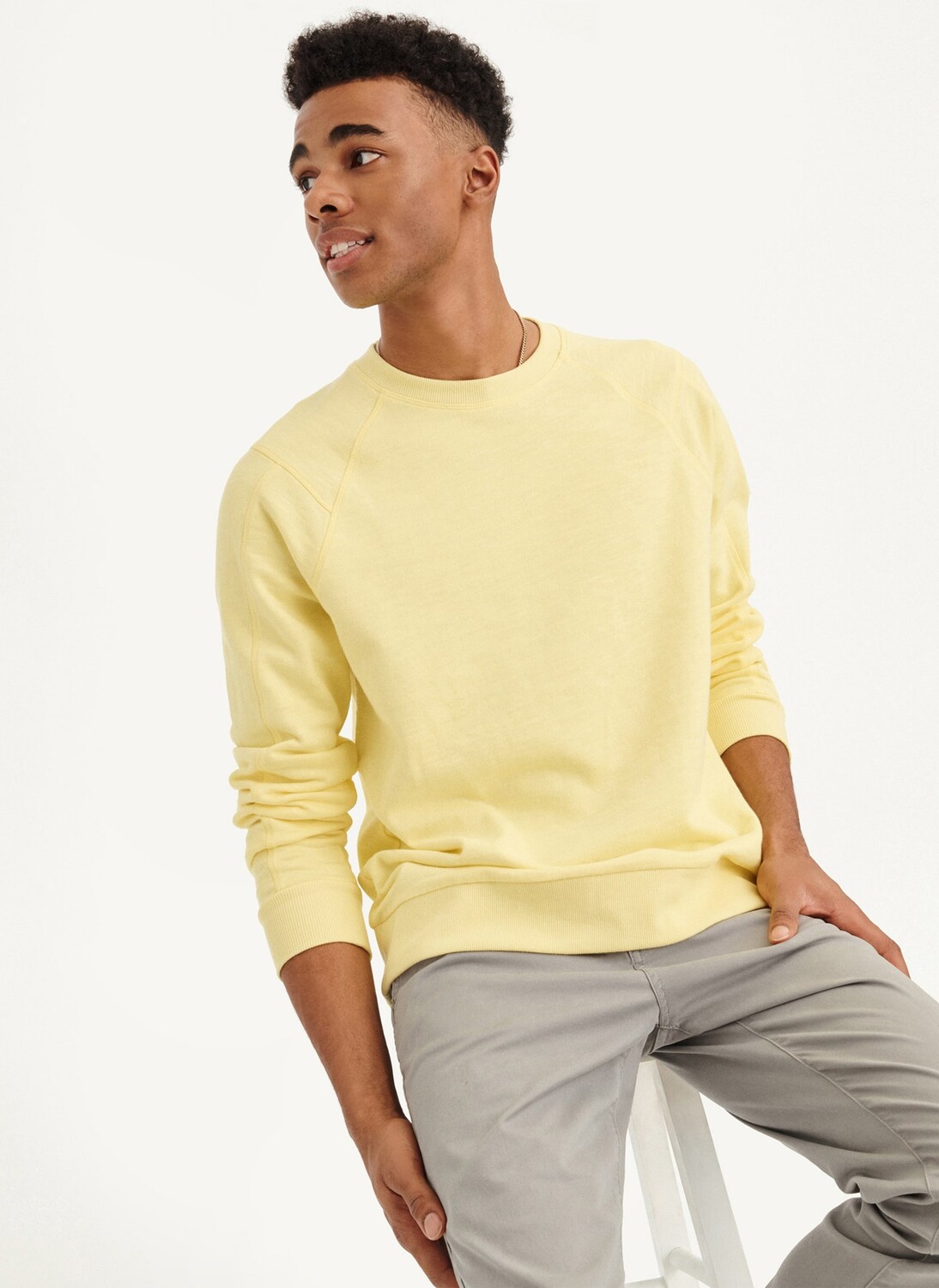

Толстовка Slub French Terry Crewneck DKNY