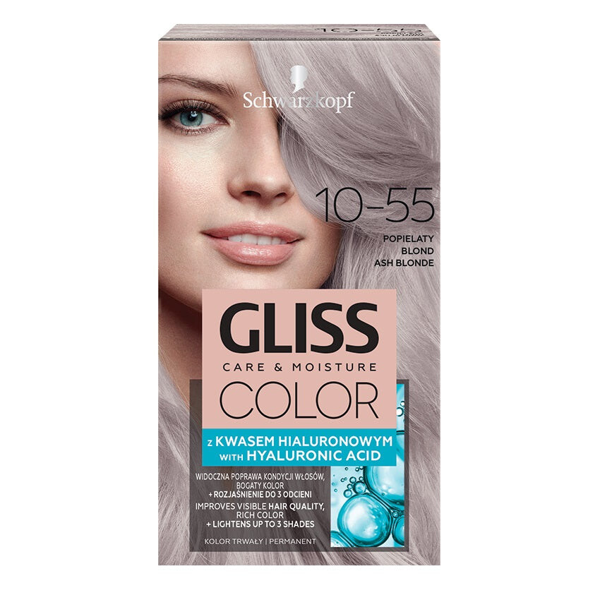 

Schwarzkopf Крем-краска для волос Gliss Color 10-55 Пепельный Блонд