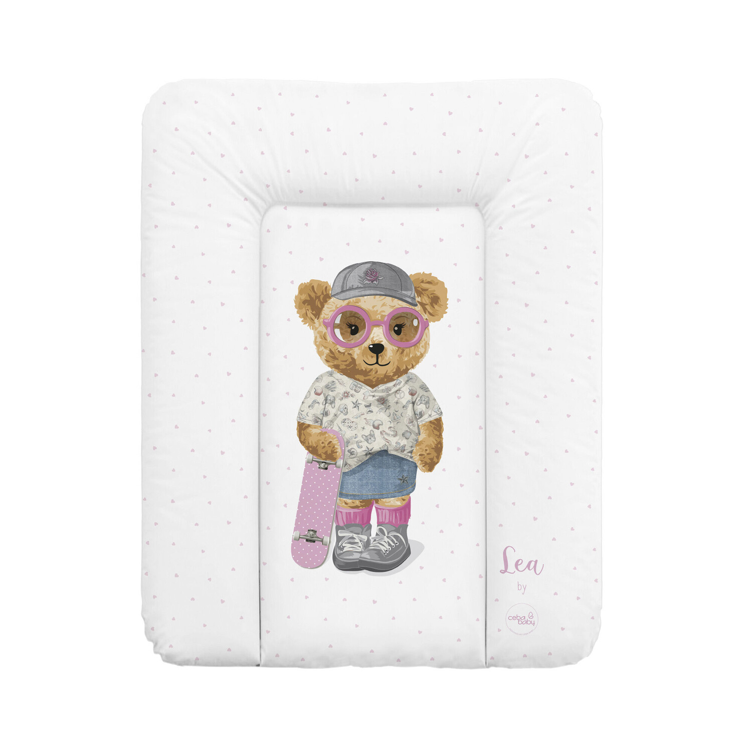 

Ceba Baby Fluffy Puffy маленький мягкий пеленальный столик 50x70 см Lea, 1 шт.