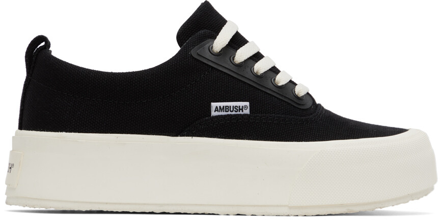 

Черные низкие кроссовки на вулканизированной основе AMBUSH