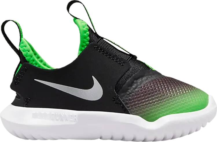 

Кроссовки Nike Flex Runner TD 'Black Green Strike', зеленый