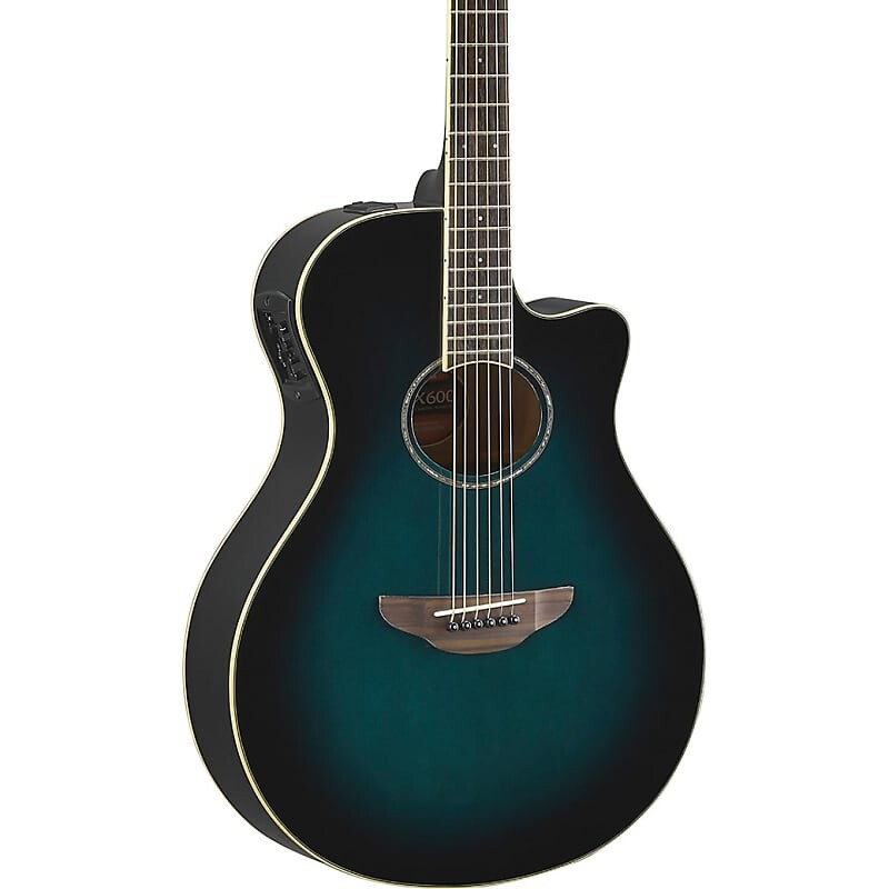

Yamaha APX600 - восточный синий взрыв APX600 Apx Thinline Cutaway A/E