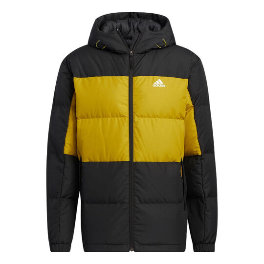 

Пуховик Adidas Log 'Black Yellow' HN4407, черный