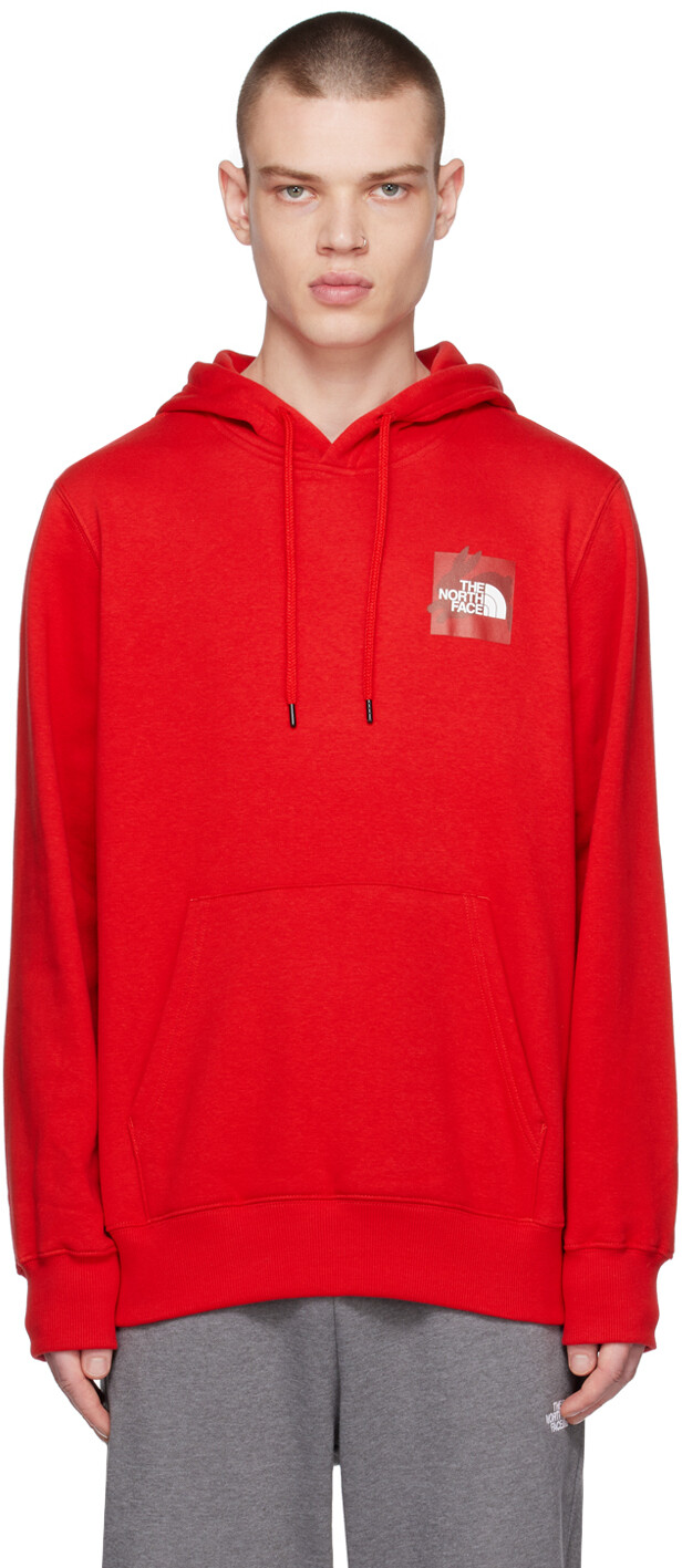 

Красная толстовка с капюшоном «Лунный Новый год» The North Face, Красный