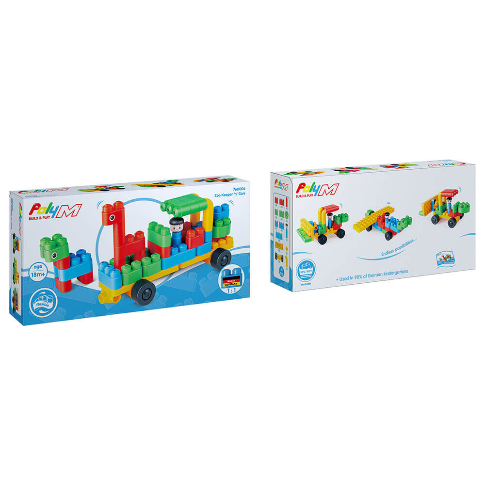

Конструктор PolyM Zoo Keeper 'n' Cars