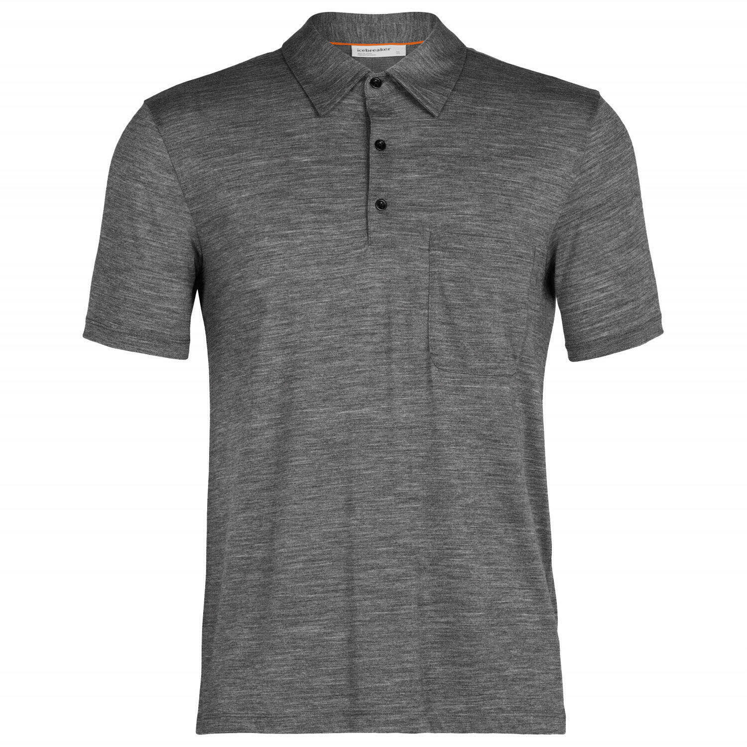 цена Рубашка-поло Icebreaker Drayden SS, серый
