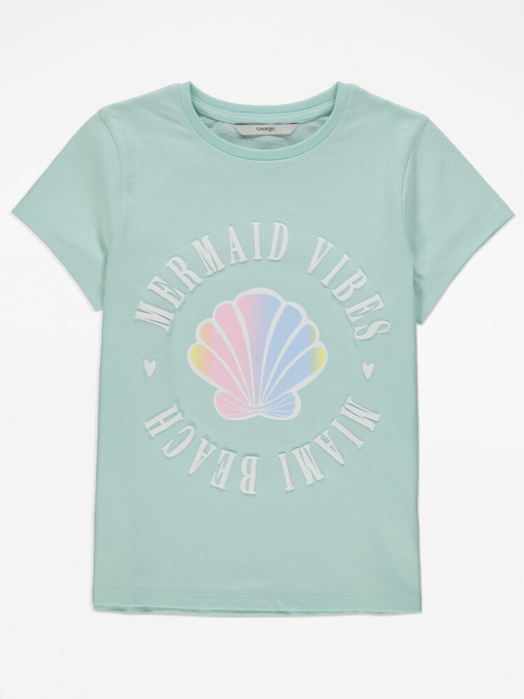 

Футболка Mint Mermaid Vibes George., мятный