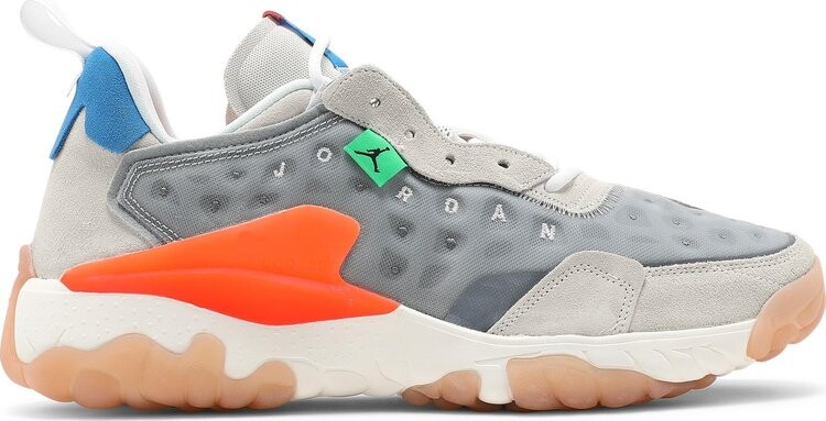 Кроссовки Jordan Delta 2 Light Smoke Grey Total Orange, серый