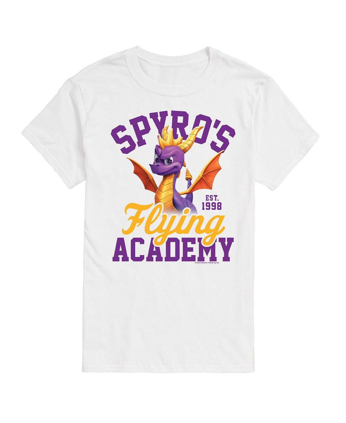 

Мужская футболка spyro flying academy AIRWAVES, белый