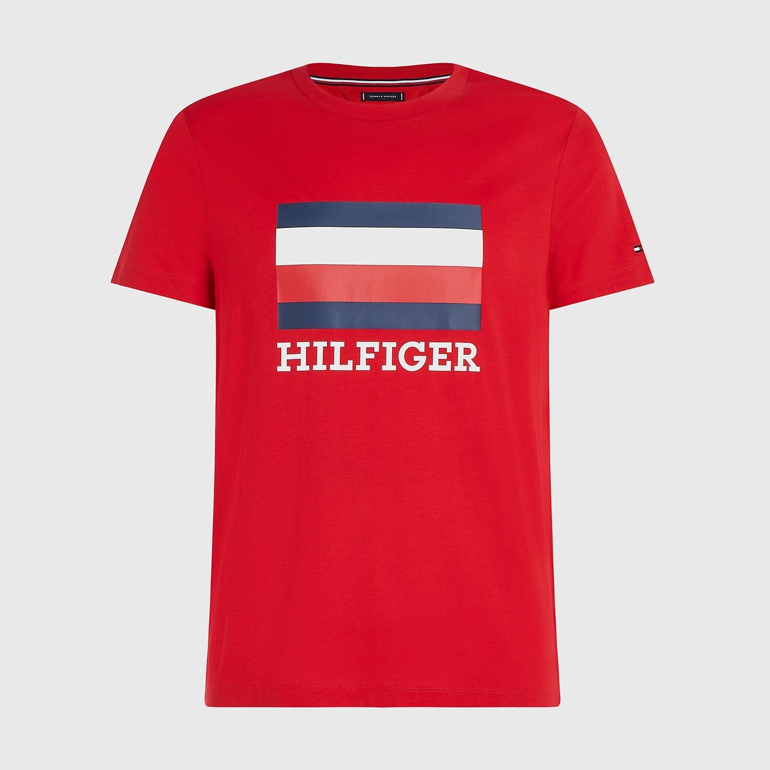 

Футболка Tommy Hilfiger Slim Fit Flag Monotype, красный