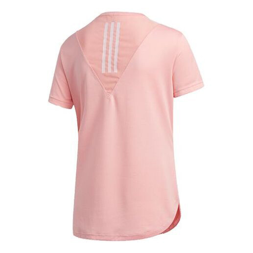 

Футболка (WMNS) Adidas Training 3-Stripes Tee HEAT.RDY Pink FK9619, розовый