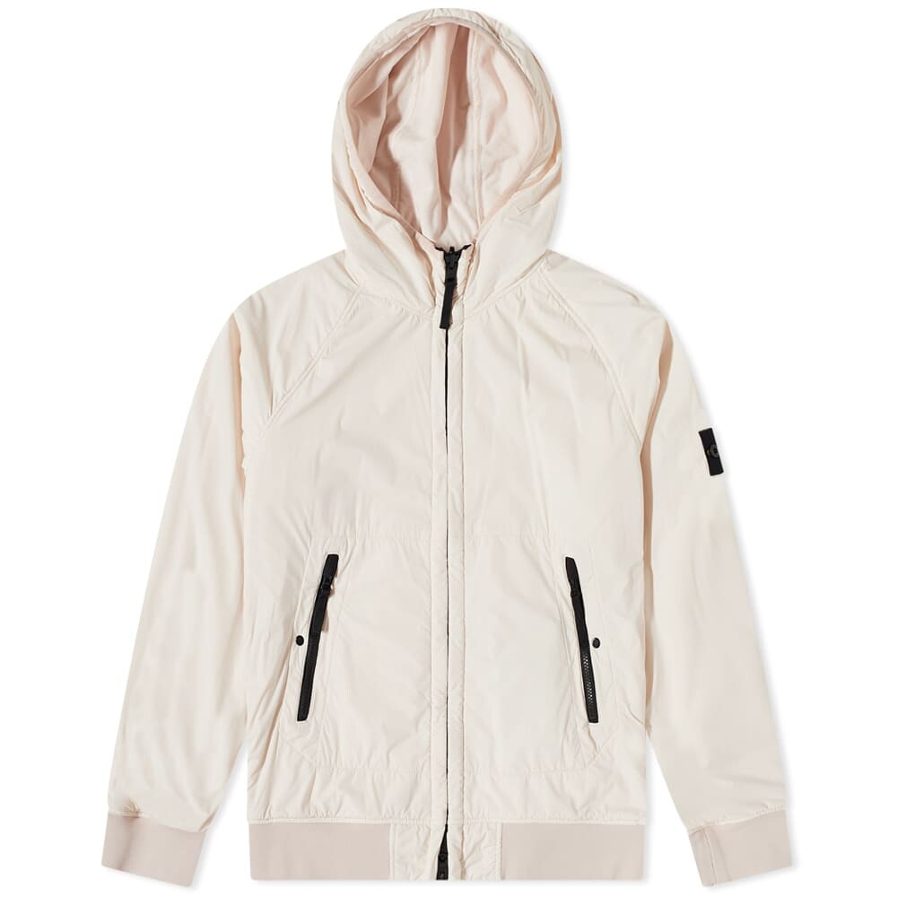 

Двусторонняя куртка Polartec с капюшоном Stone Island, Белый