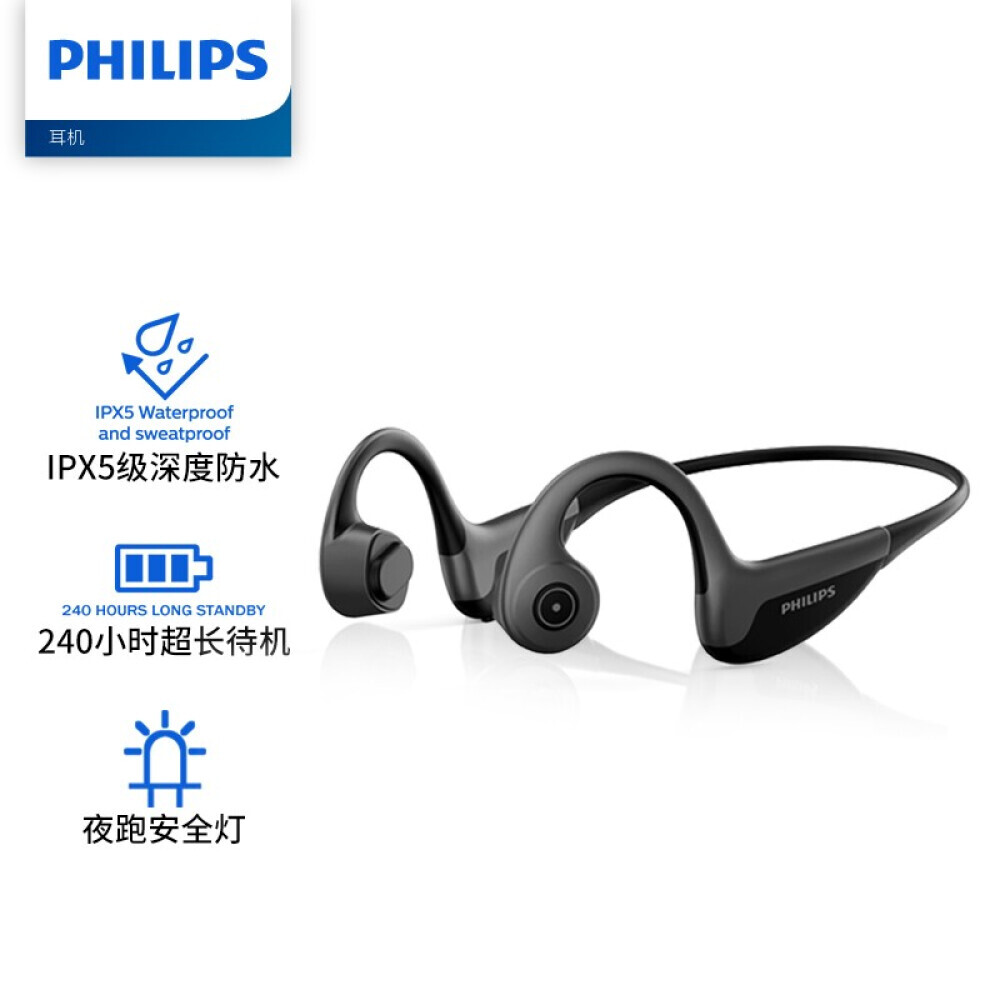 

Беспроводные наушники Philips TAN6605BK/93 с костной проводимостью, черный