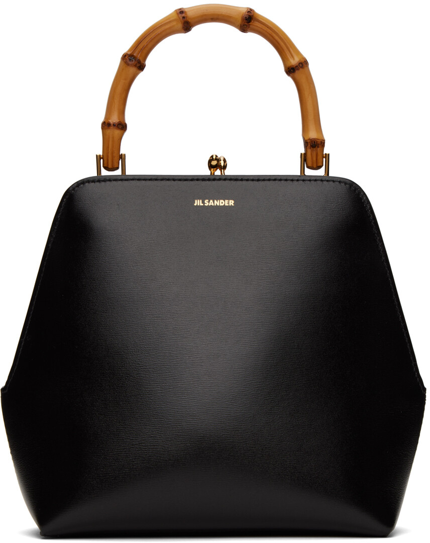 

Черная маленькая квадратная сумка Goji Square Jil Sander