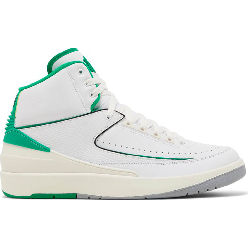 

Кроссовки Air Jordan 2 Retro 'Lucky Green', белый/зеленый