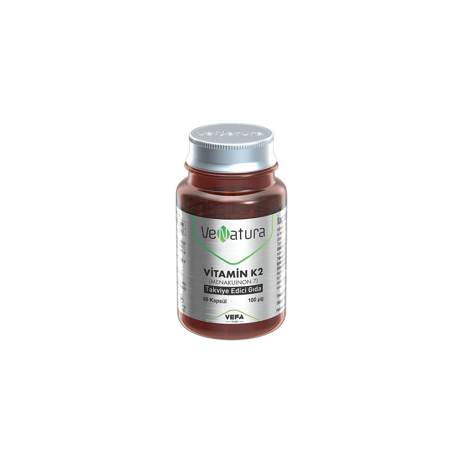 Витамины Venatura К2 Mk-7, 60 капсул витамины антиоксиданты минералы solgar капсулы натуральный витамин к2 менахинон 7 660 мг