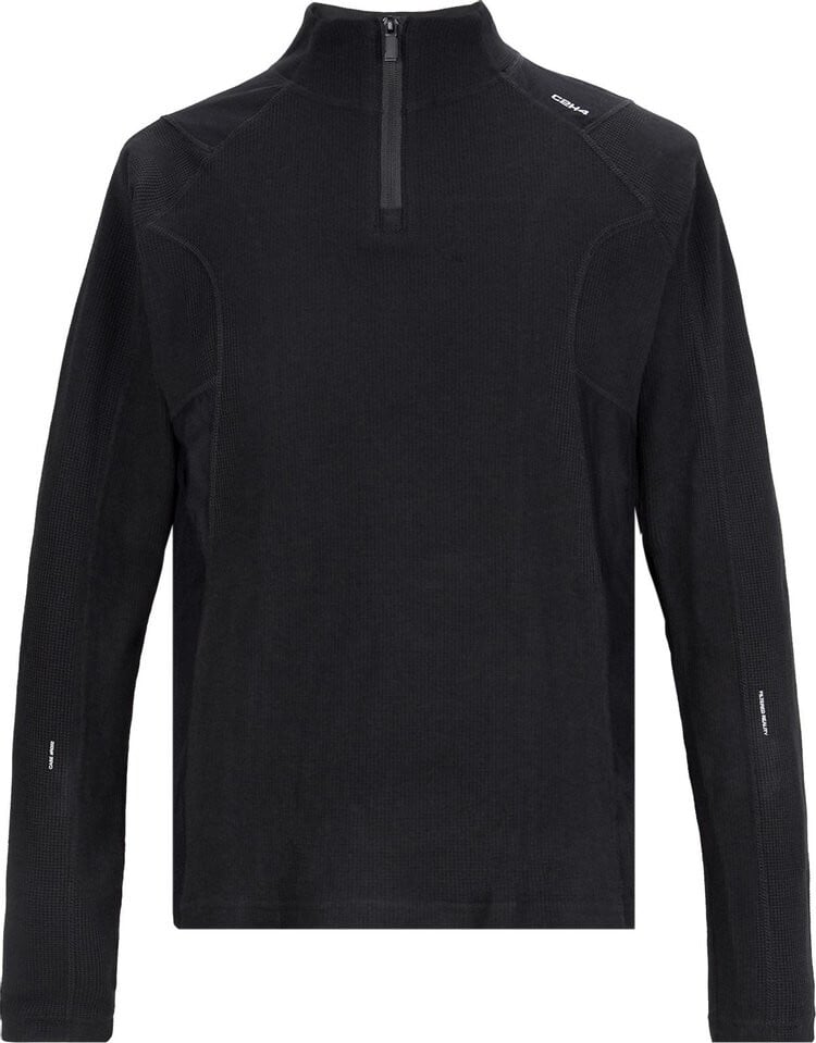 

Футболка C2H4 Intervein Panelled Long-Sleeve Jersey T-Shirt 'Black', черный