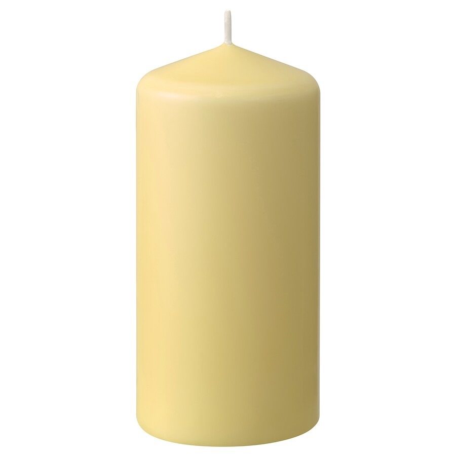 цена Свеча Ikea Dagligen 14 см, светло-желтый