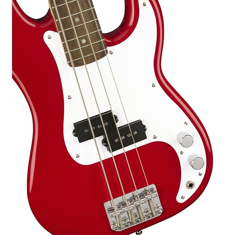 

Squier Mini P-Bass Precision - Дакота Красный