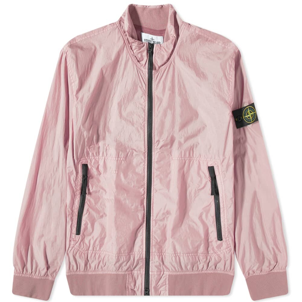 

Куртка из мятого репса Stone Island, Белый