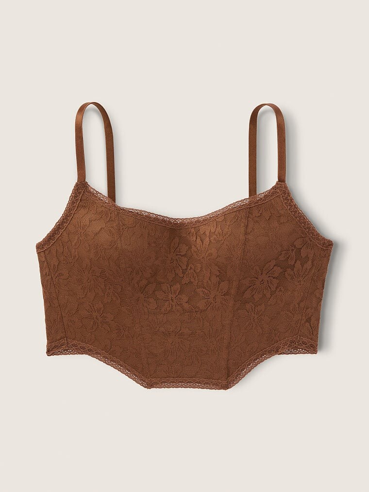 

Корсет Pink Lace Lightly Lined, коричневый