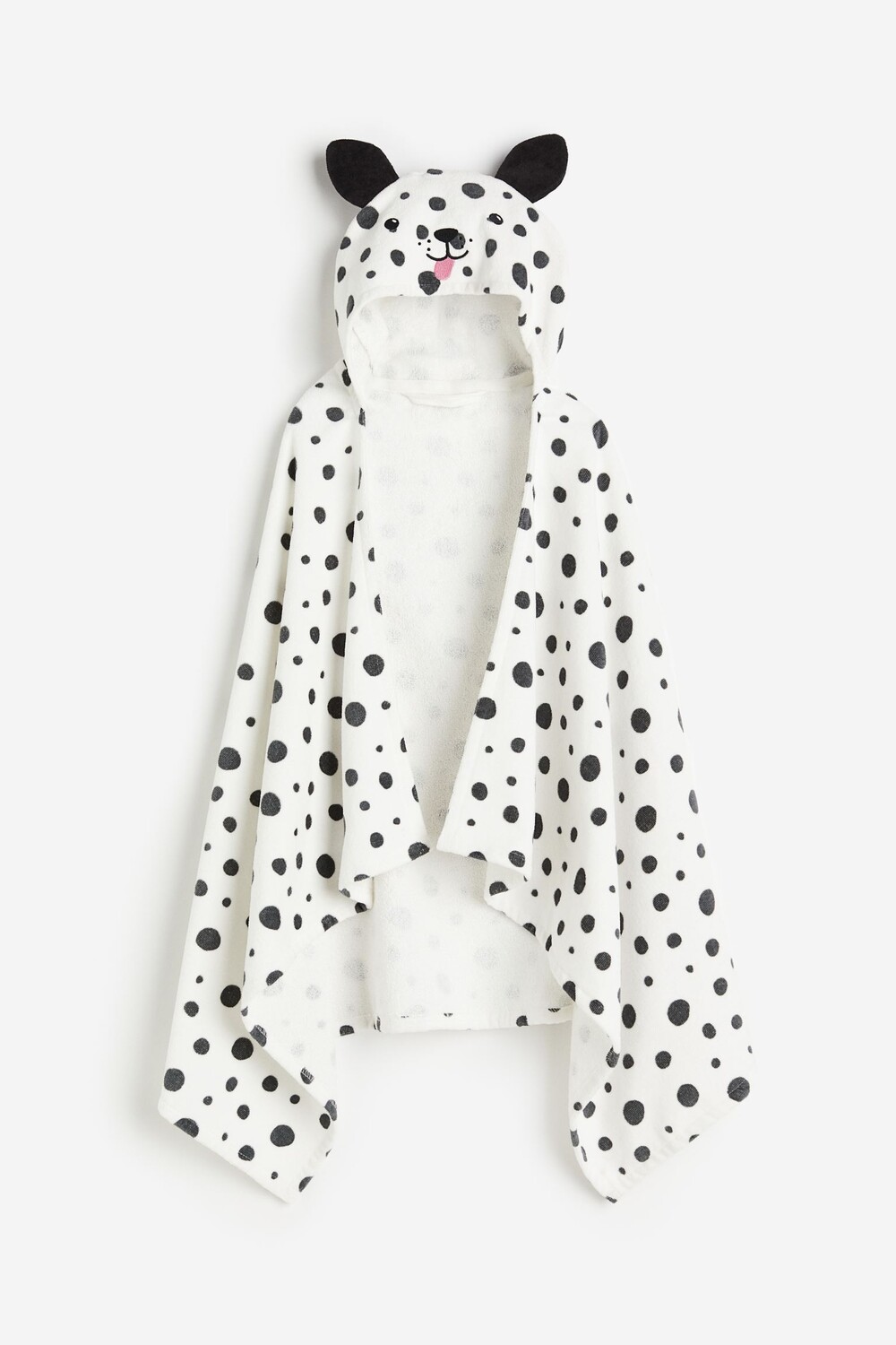 

Банное полотенце H&M Home With Hood Dots, белый