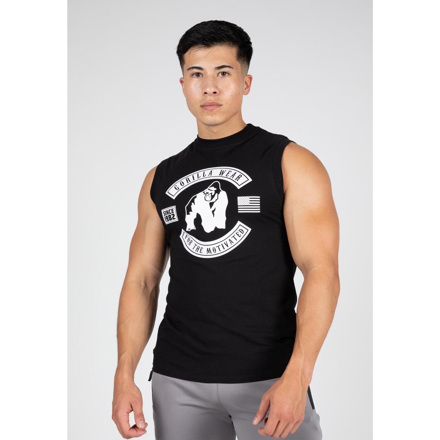

Рубашка Muscle - Талса - Черный GORILLA WEAR, черный
