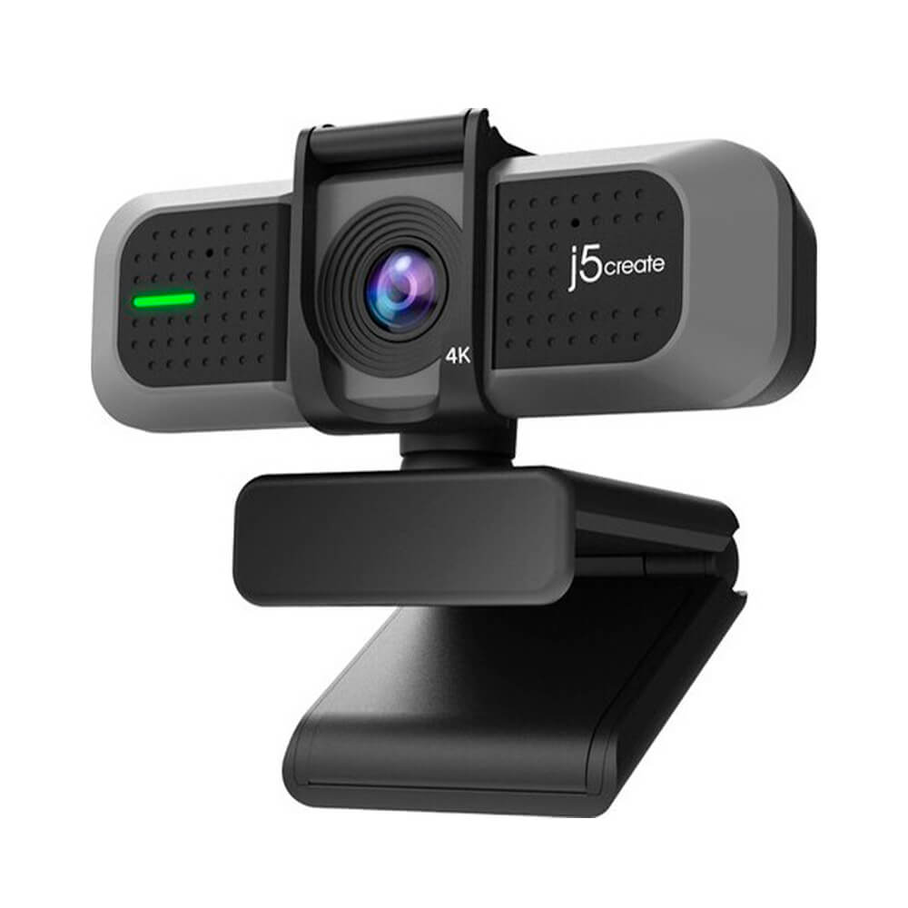 Веб-камера J5Create USB 4K Ultra HD Webcam с вращением 360, чёрный веб камера canyon c6 2k ultra full hd 3 2 мпикс usb2 0 grey